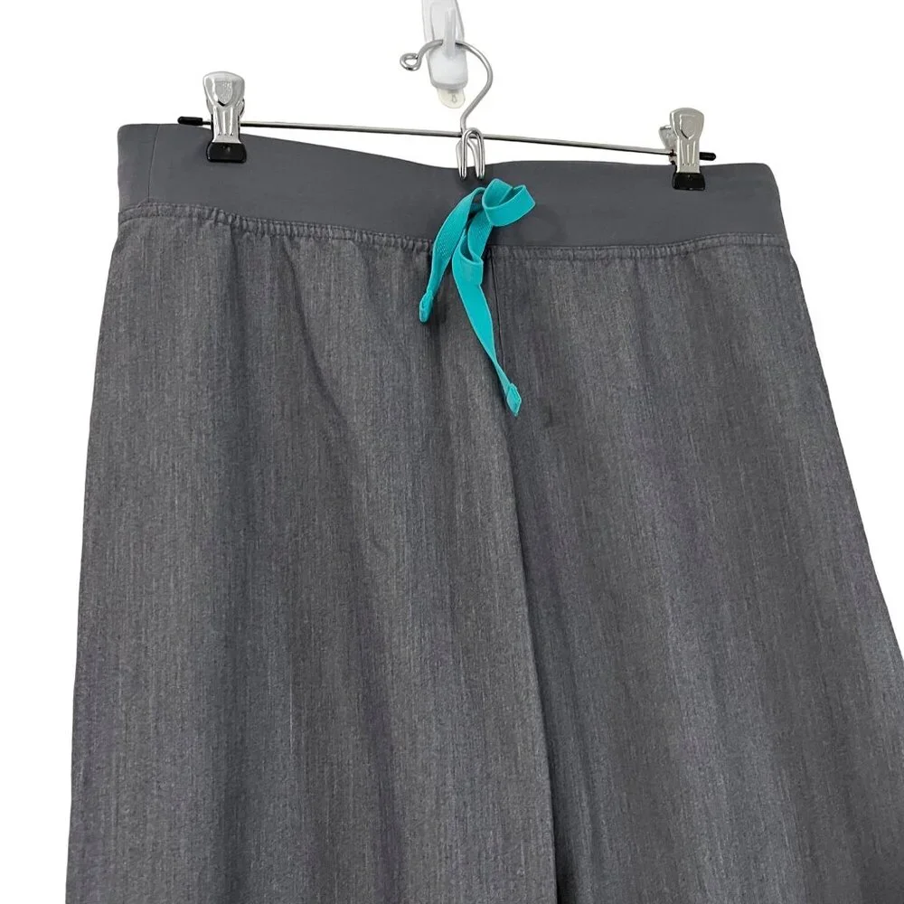 Figs Mens Gray Pisco Scrub Pull On Pants Size Small Tall